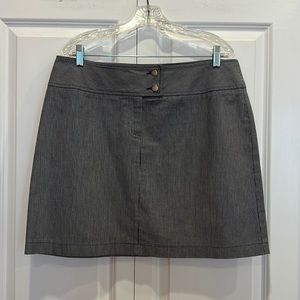 Kenar, size 14, blue and white striped skirt